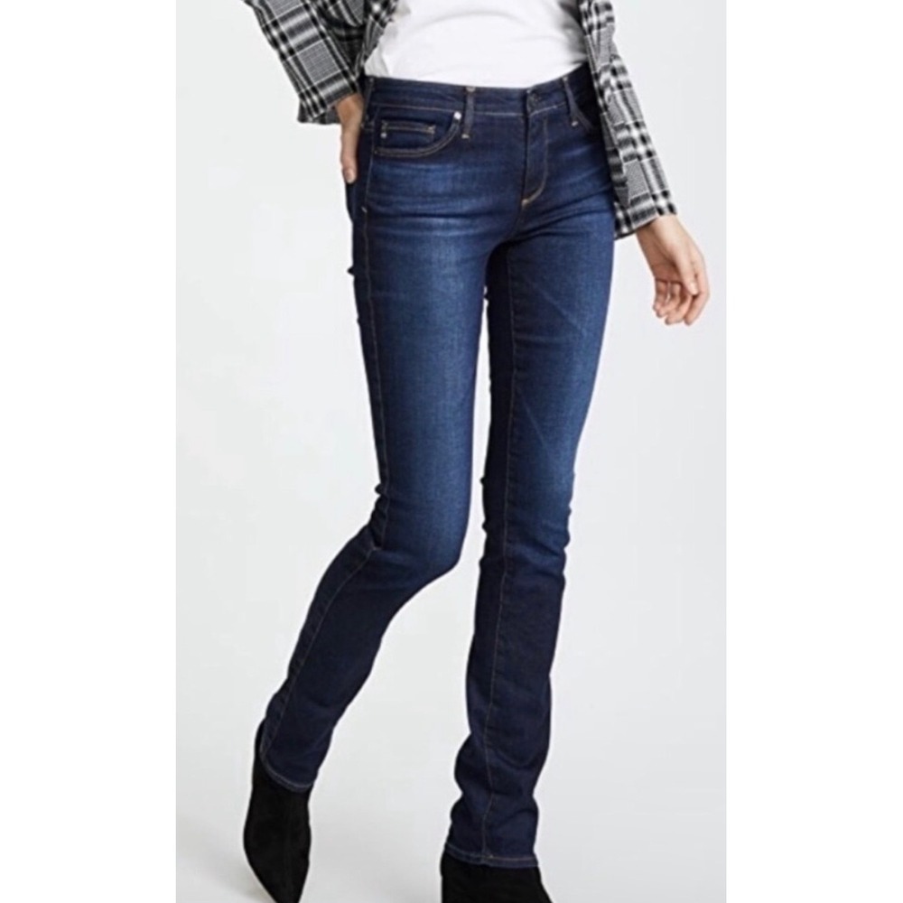 AG Adriano Goldschmied The Harper Essential Straight Jeans Dark Wash Size 27R